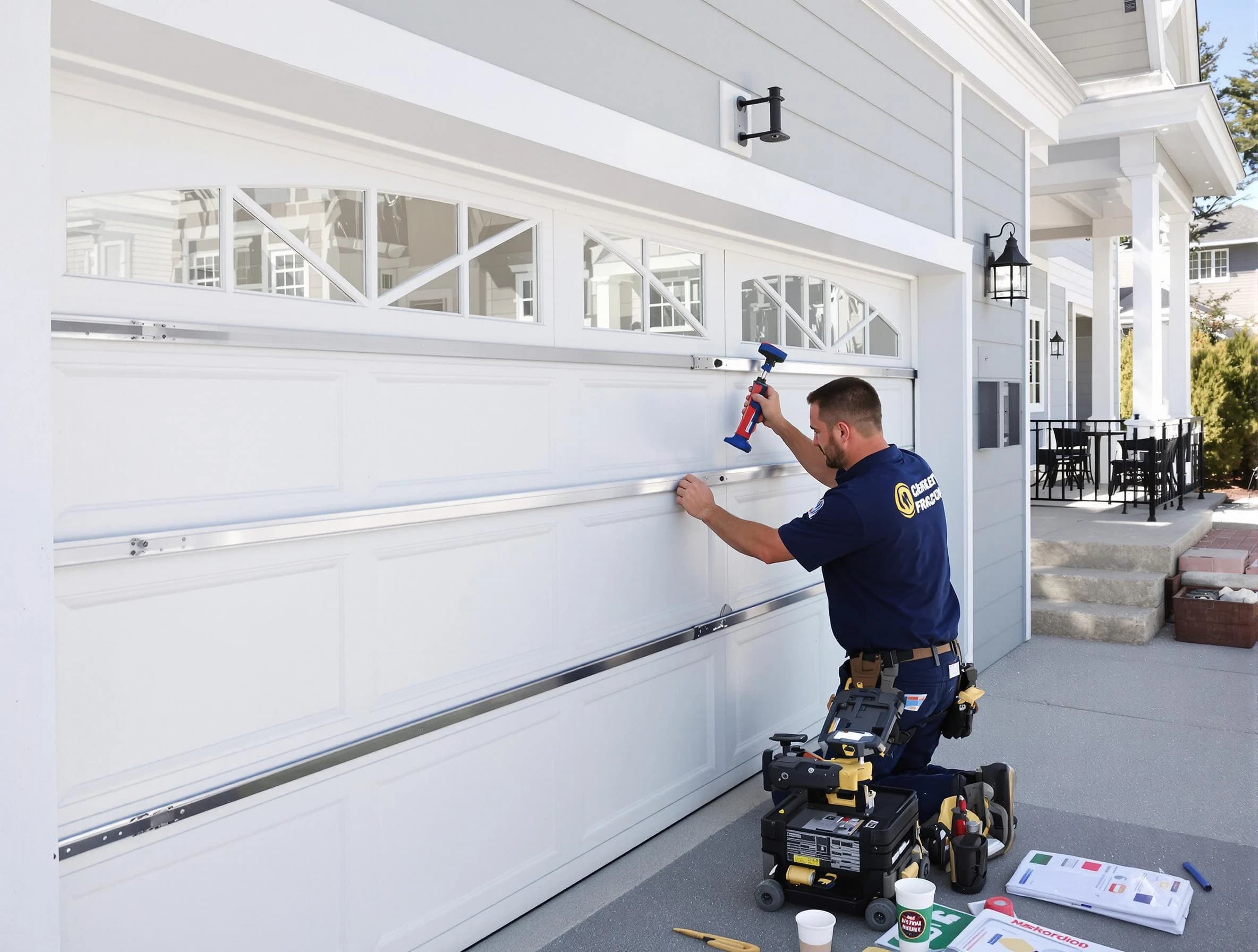 Professional garage door installation by Monroe Garage Door Repair in Monroe