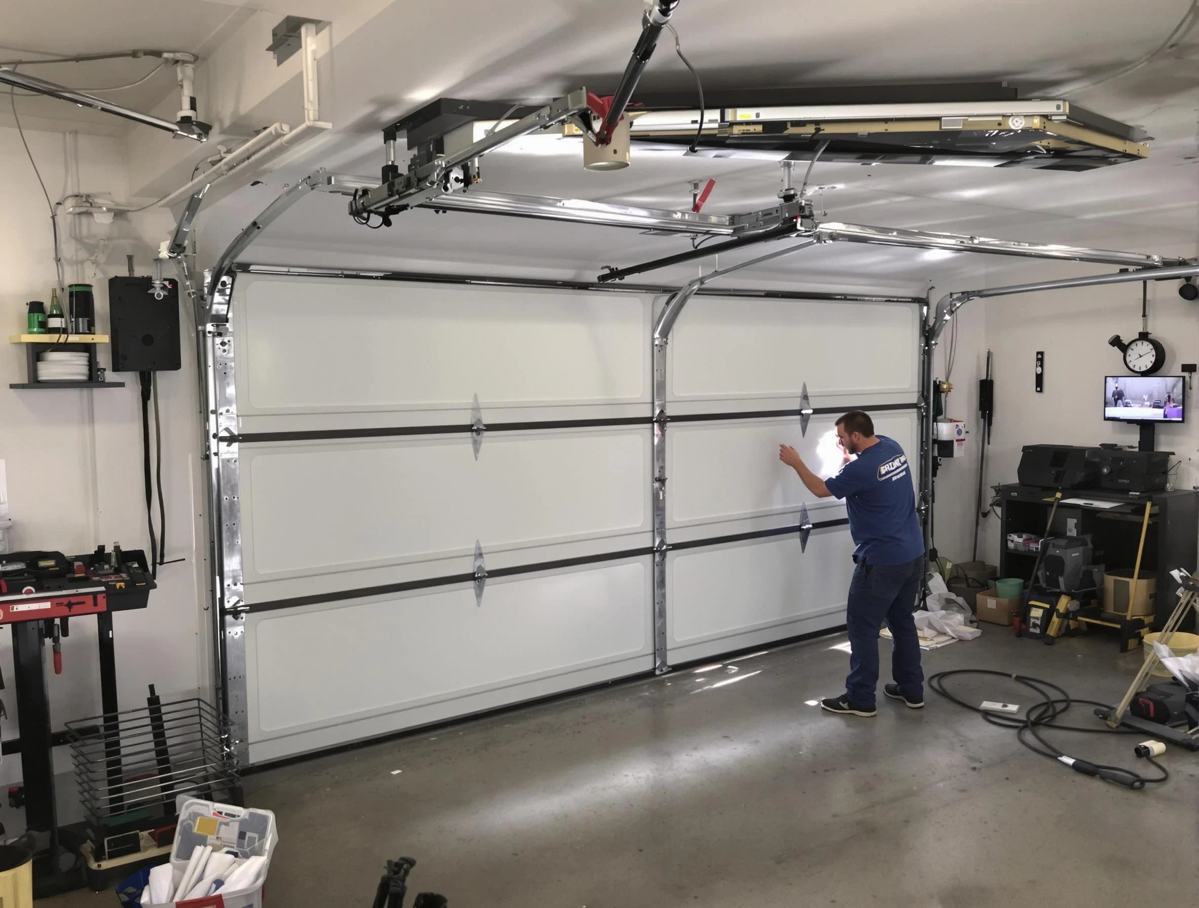 Professional garage door repair service by Monroe Garage Door Repair in Monroe