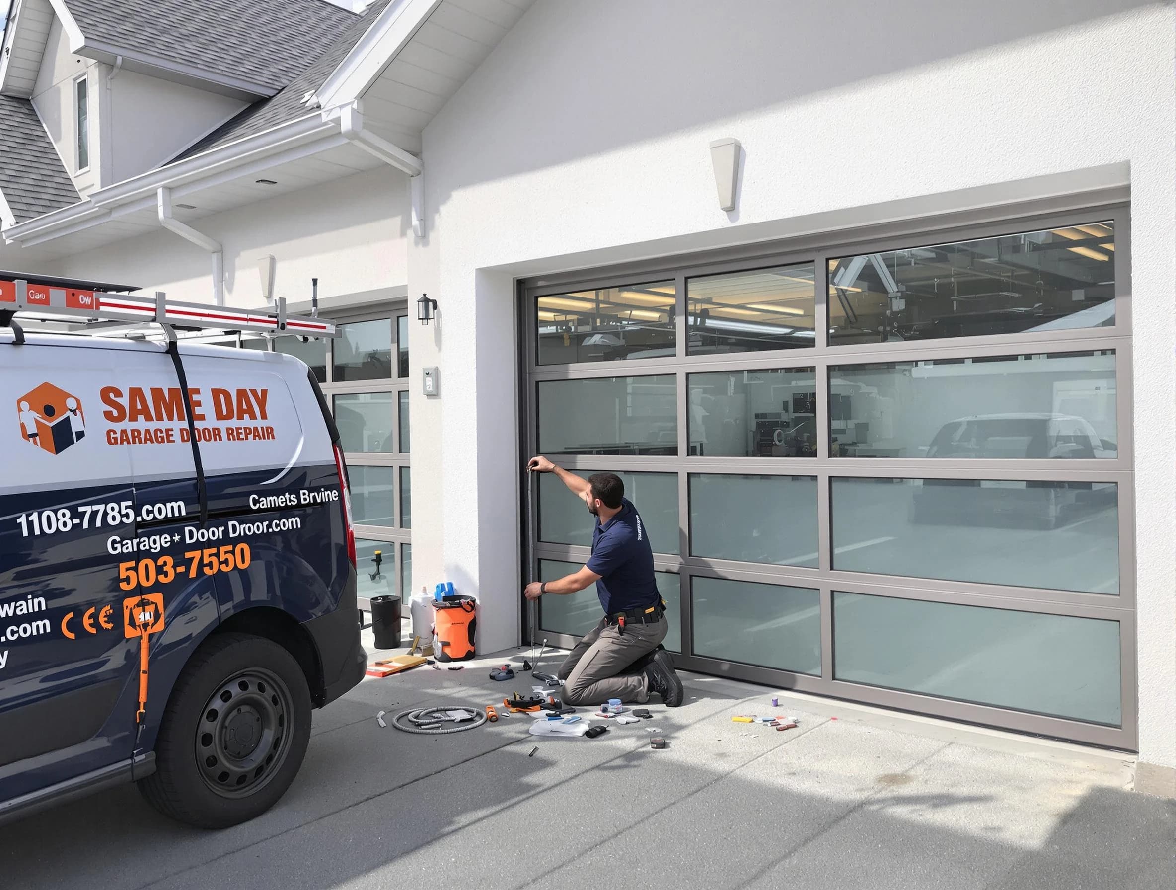 Same-day garage door repair service by Monroe Garage Door Repair in Monroe