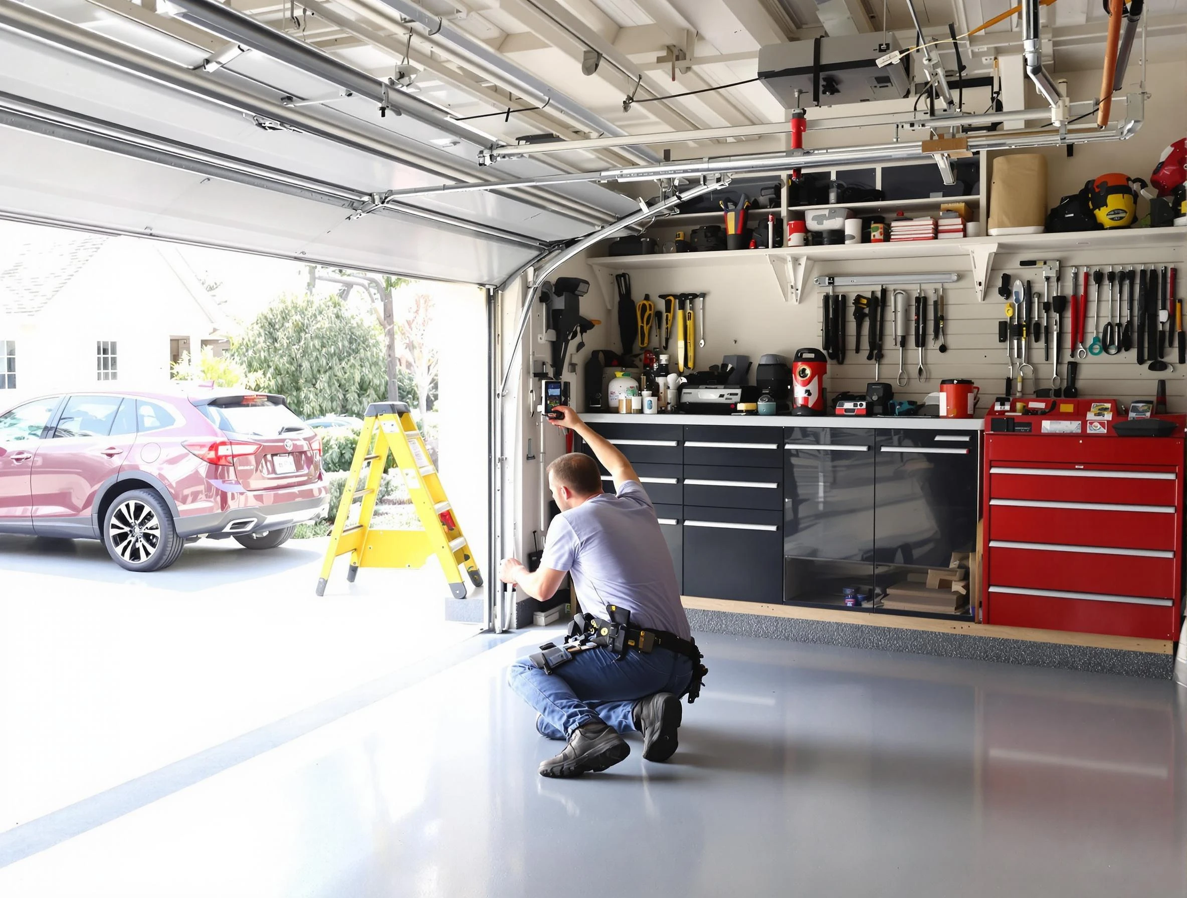 Local garage door repair service by Monroe Garage Door Repair in Monroe